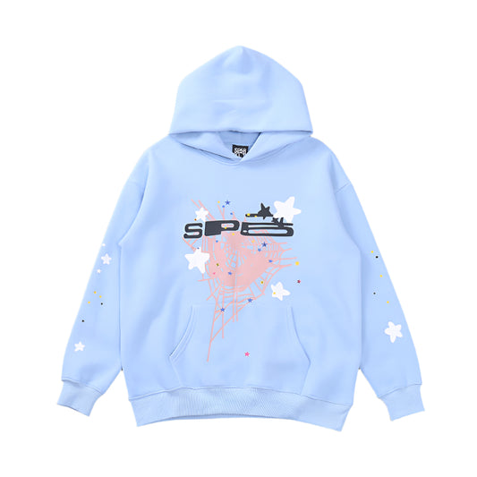 Sp3dr Light Blue Hoodie