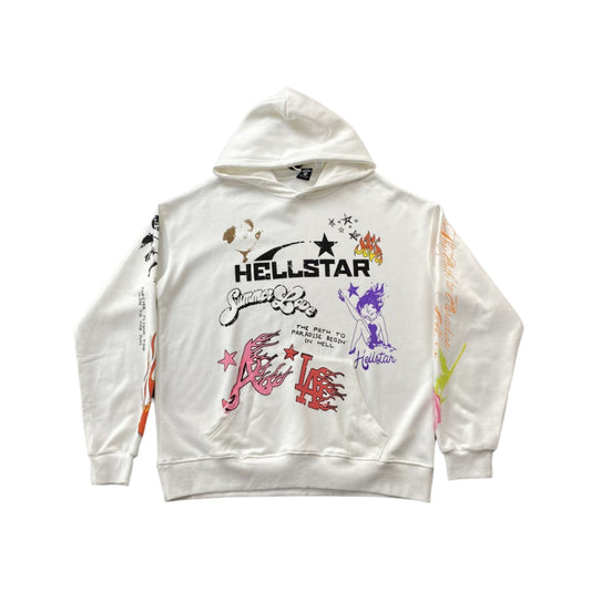 Helstr White Hoodie